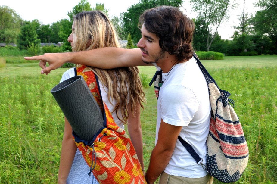 Yesness Kantha Ganesha Crossbody Yoga Bags