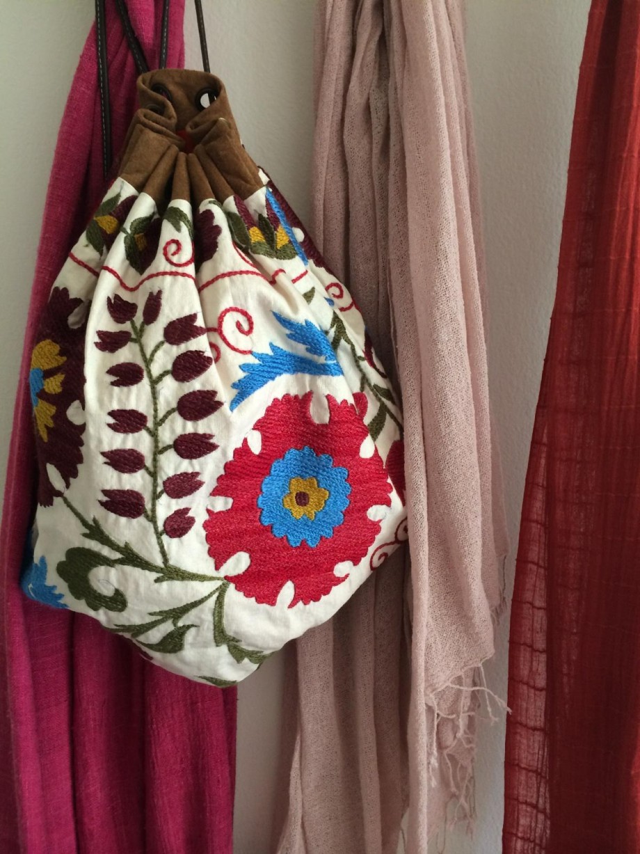 Yesness Suzani Drawstring Backpack