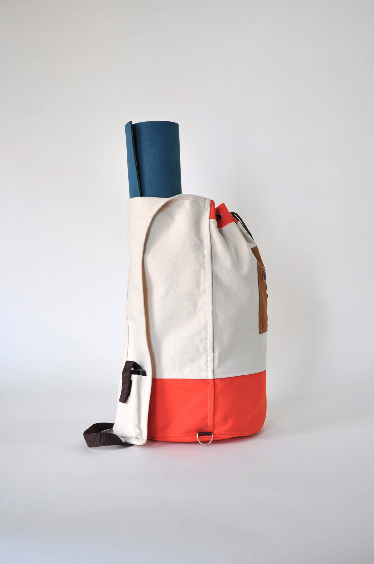 Jueshanzj Adjustable Shoulder Strap Canvas Yoga Mat Bag