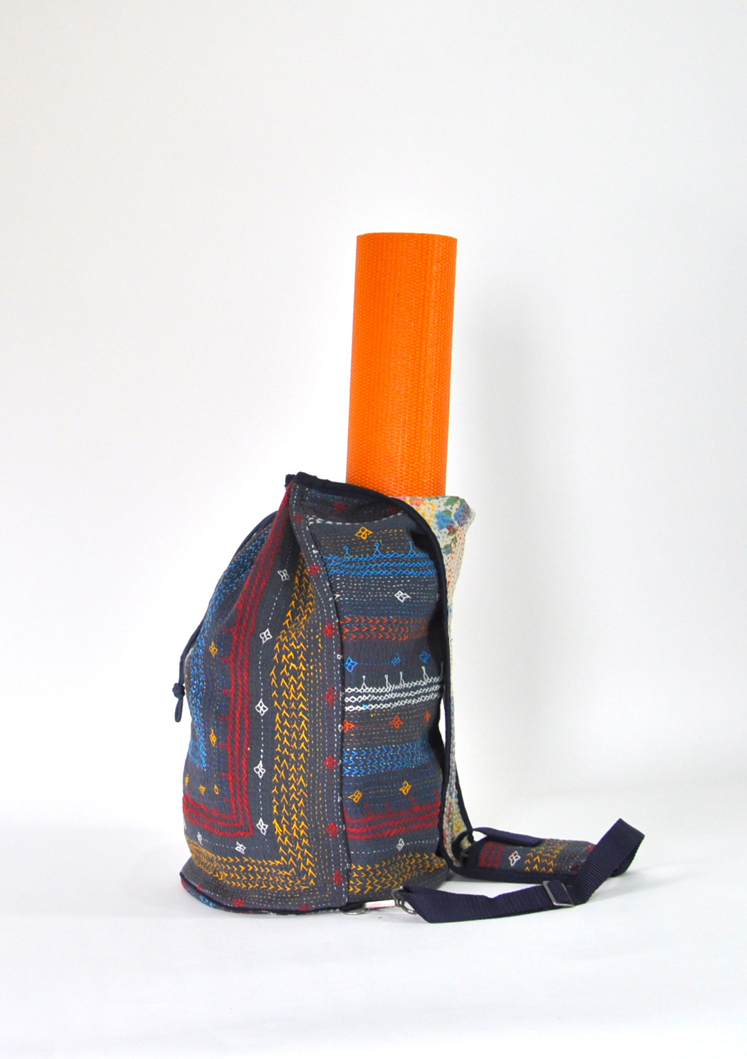 YESNESS Ralli Embroidered Crossbody Duffle/Yoga Mat Bag