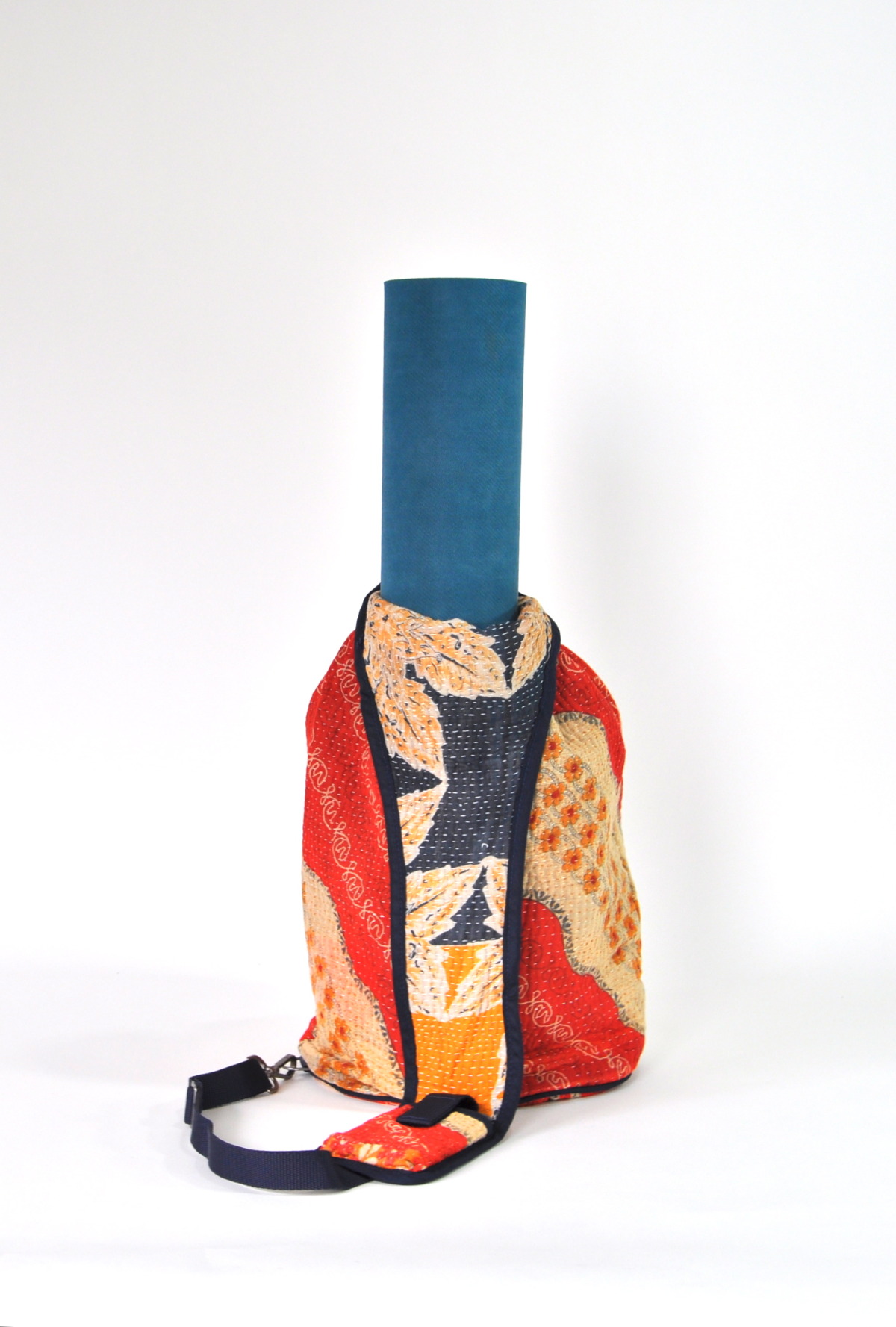 YESNESS Kantha Ganesha Crossbody Duffle/Yoga Mat Bag