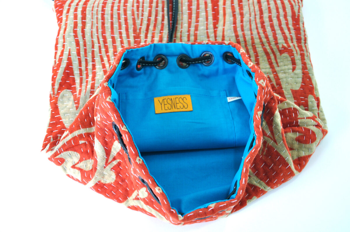 YESNESS Kantha Bindle Backpack