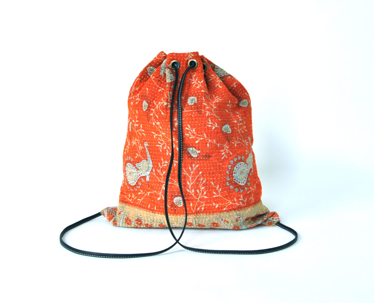 YESNESS Kantha Bindle Backpack