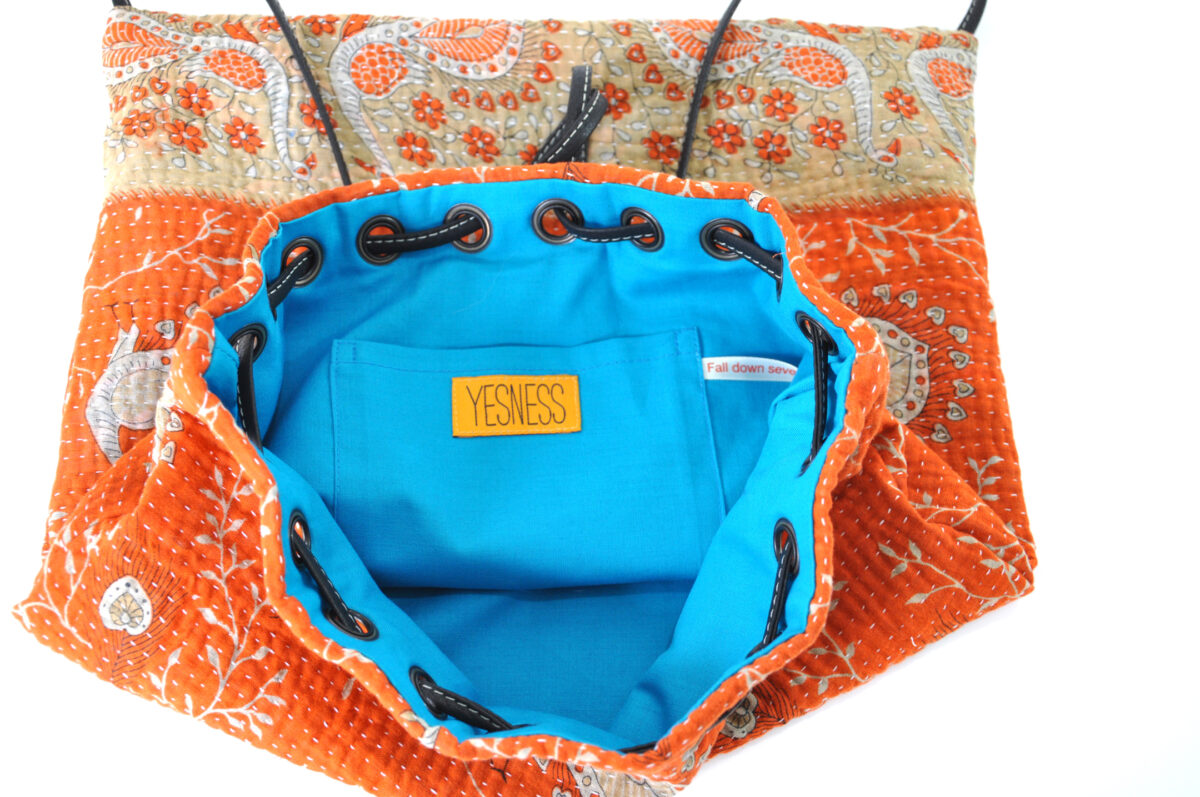 YESNESS Kantha Bindle Backpack