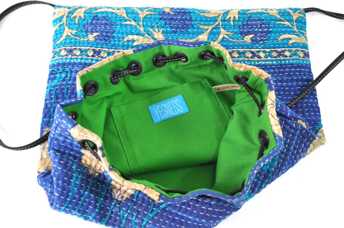 YESNESS Kantha Bindle Backpack